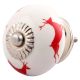 Red Running  Rein Deer Pattern Ceramic Cabinet Knob Online